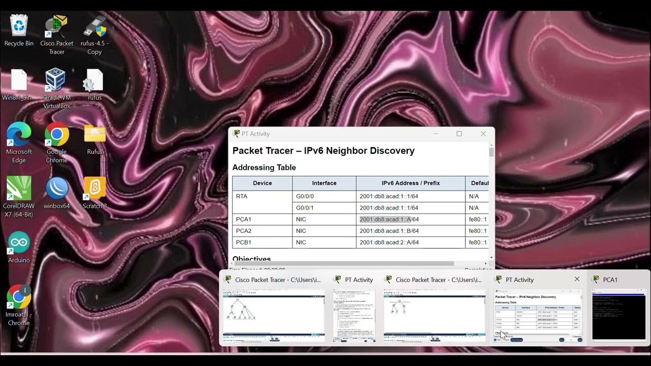 9 3 4 packet tracer ipv6 neighbor discovery youtube