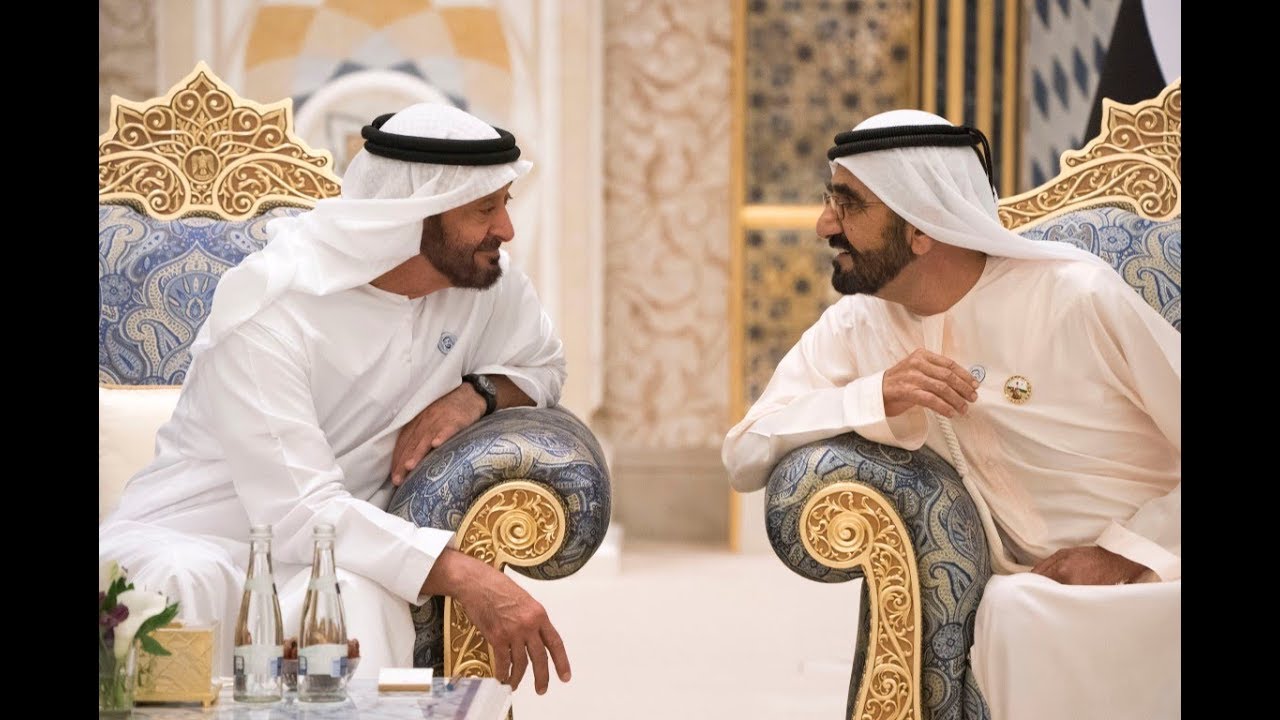 محمد بن راشد ومحمد بن زايد يستقبلان حكام الإمارات وأولياء العهود