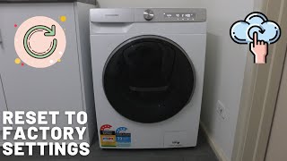 How To Reset Samsung Washing Machine to Factory Settings Easy