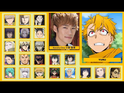 Daemons of the Shadow Realm Japanese Voice Actors #anime #japanesvoiceactors #seiyuu 