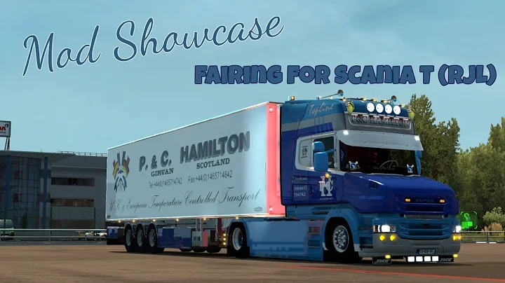 Euro Truck Simulator 2 - Mod Showcase - Flat Side Skirts For Scania T/T4 RJL