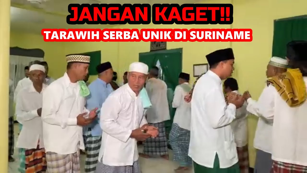 Wow... Inilah 5 Keunikan Sholat Tarawih Orang Jawa Suriname