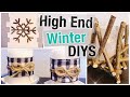 High End Winter DIYs | Neutral Winter Decor| Winter DIYs