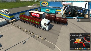 Delivery Recycled Cardboard e Paper - Euro Truck Simulator 2 | Logitech G29 gameplay