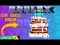 CARA MENDAPATKAN ITEM FREE UGC LIMITED Birthday Cake Make a Cake! Roblox