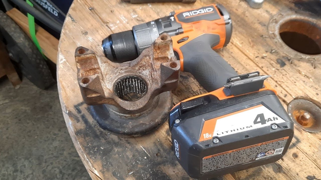 drilling-out-a-1410-yoke-for-u-bolt-conversion-chevy-14-bolt-rear-axle