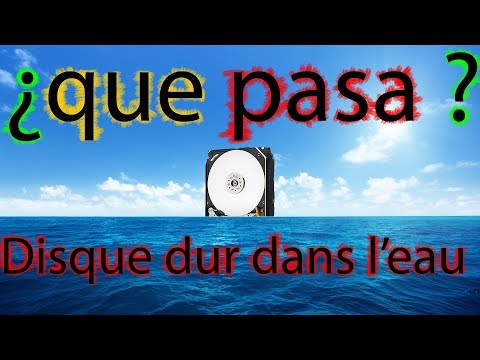 Vidéo: Comment tuer un disque dur avec de l'eau ?