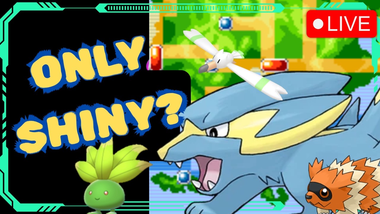 ~ SHINY ONLY PLAYTHROUGH POKEMON RUBY! ~ / (1/8192 ODDS!) SHINY HUNTING ROUTE 110