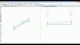 SAP2000-Determine internal force, shear and moment at point C Civil Engineering