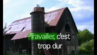 Video thumbnail of "travailler c'est trop dur !"