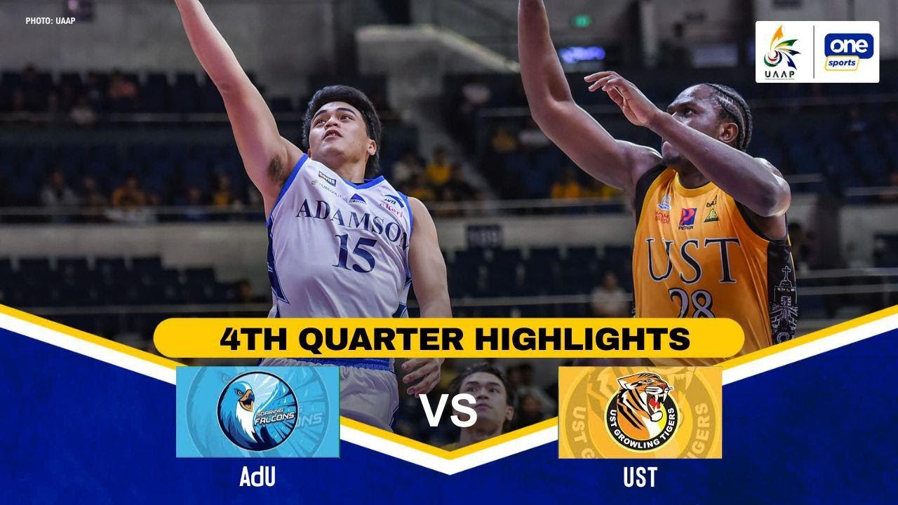 AdU vs. UST | 4TH QUARTER HIGHLIGHTS | UAAP SEASON 88 MEN’S BASKETBALL ...