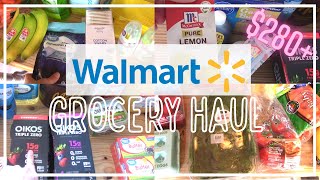 WALMART GROCERY HAUL | Large Family Weekly Grocery Haul