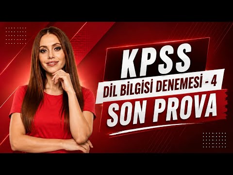 KPSS SPECIAL GRAMMAR PRACTICE TEST - 4