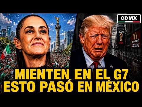 MEXICANOS le enseñan al mundo cómo se VIVE un verdadero Mundial: mientras EE.UU dice esto en el G7..