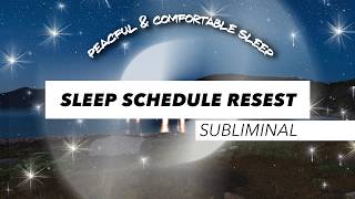 Sleep Schedule Resest | 𝒔𝒖𝒃𝒍𝒊𝒎𝒊𝒏𝒂𝒍