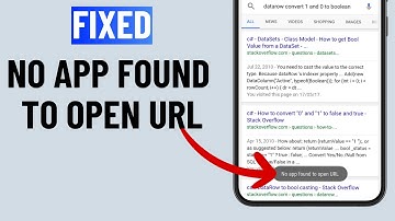 [FIXED] "No App Found to Open Link or URL" Error on Android