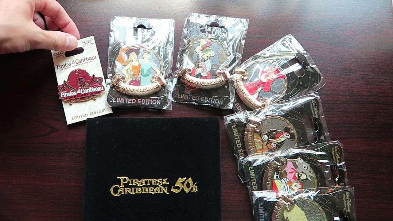 Pirates of the Caribbean 50th Pins | D23 Expo 2017