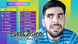 🏆 REACCIÓN A LAS CANCIONES DE EUROVISION 2024 (PRIMERA SEMIFINAL) 🏆