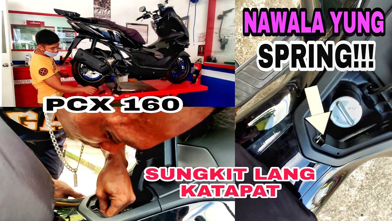 PCX 160 NAWALA SPRING NG GAS TANK COVER KO 😭😭😭 GEAR OIL & CHANGE OIL