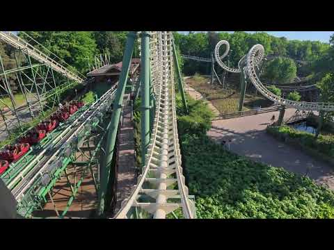 Efteling Python Front Row Onride POV May 2025