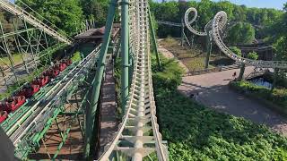 Efteling Python Front Row Onride POV May 2025 Wealth