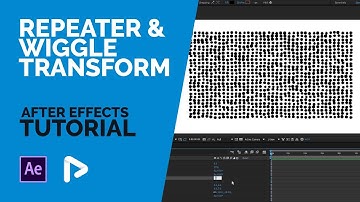 After Effects Tutorial: Repeater + Wiggle Transform