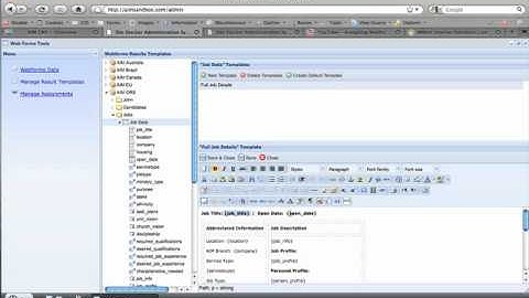 Creating Results Templates for Web Forms