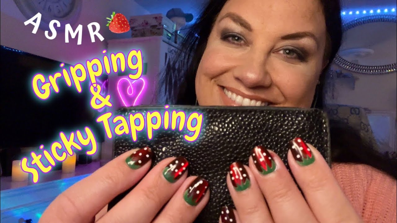 ASMR / Gripping and Sticky Tapping Triggers