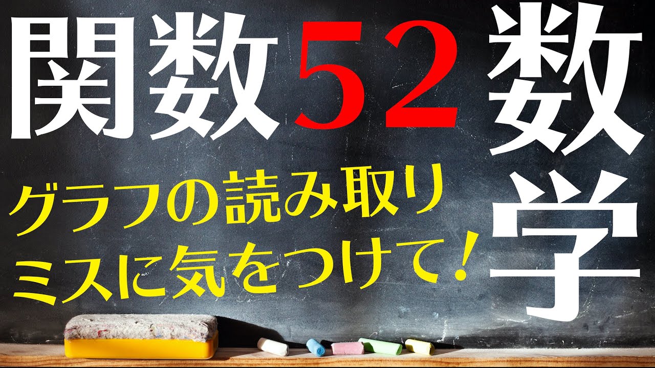 【高校受験対策/数学】関数52