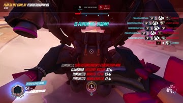 Overwatch D.Va Competitive Season 8 - Quintuple Kill POTG