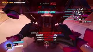 Overwatch D.Va Competitive Season 8 - Quintuple Kill POTG