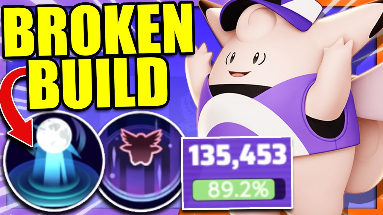 MOONLIGHT CLEFABLE IS COMPLETELY BROKEN WAY TOO MUCH HEALING | Pokemon Unite