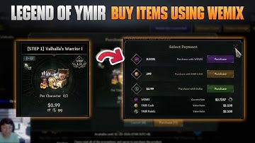 BUY ITEMS USING WEMIX - LEGEND OF YMIR [TAGALOG]