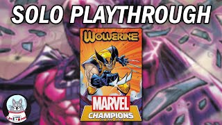 Marvel Champions: Wolverine vs Magneto Solo Playthrough screenshot 1