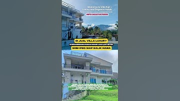 Di jual villa Luxuri di megamendung puncak bogor