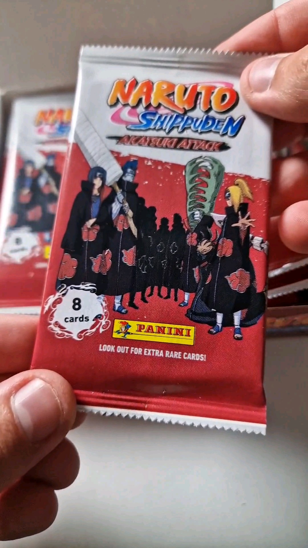 Panini Naruto Shippuden Akatsuki Attack Opening - YouTube