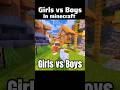 Girls vs Boys in Minecraft: Expectation vs Reality! 😂🔥 #shorts #minecraft