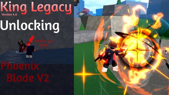 One Shoot Combok Dark Leg V2 + Pondere Blade in King Legacy #roblox #k