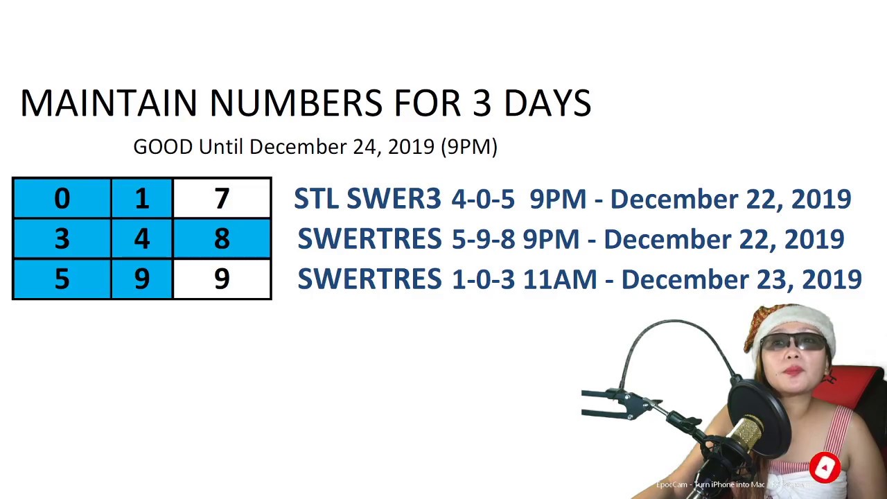How To Win Swertres How to WIN and WIN 3D Swertres Today 11am Hearing / Forecast December