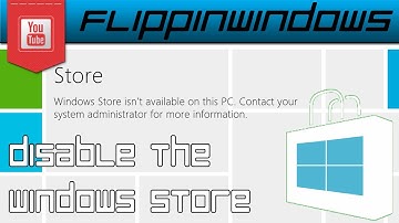 Windows 8 | Disable Windows Store Temporarily
