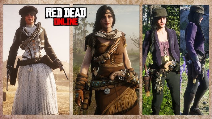 9 Beautiful Female Outfits in Red Dead Online