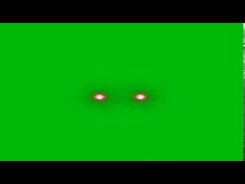 GLOWING EYES TEMPLATE GREEN SCREEN