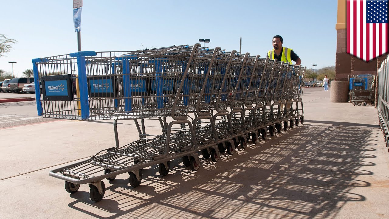 Selfdriving shopping carts Walmart patents completely unnecessary