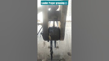 Loader Proper greasing done #shorts #maintenance #tech #greasing #prevention