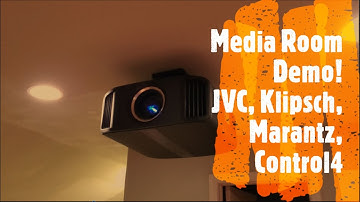 Media Room Demo! JVC DLA-RS1000 (NX5) 4K Projector, Klipsch, SVS, Marantz, Control4 - Dallas, TX