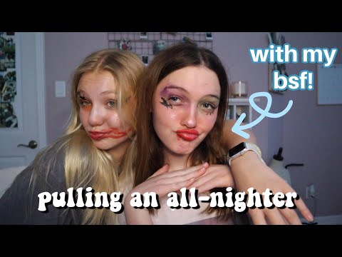 Video: pulling an all-nighter with my best friend!