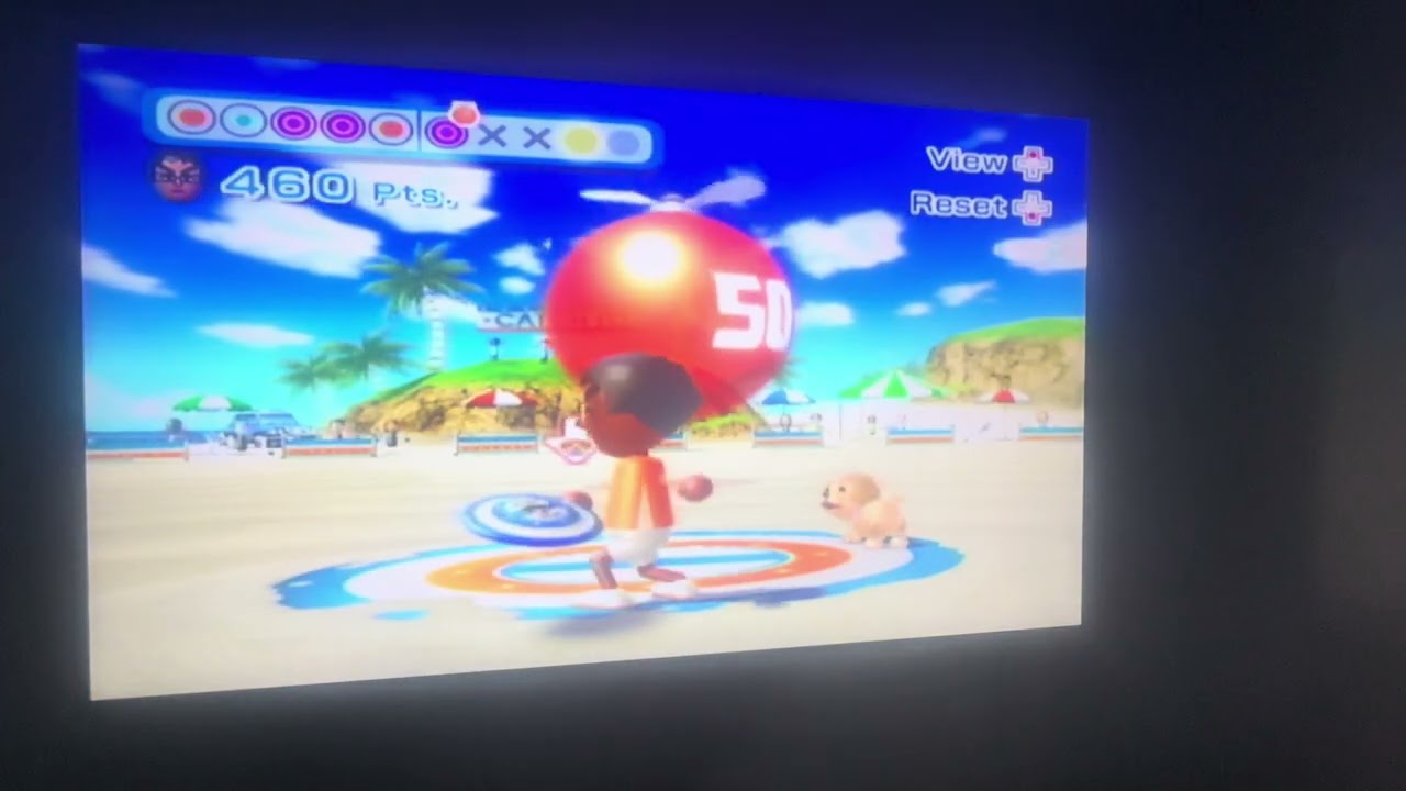 Wii Sports Resort Frisbee Dog Sota, Alisha, Shinta. Sota and Alisha earn Good Dog Stamp