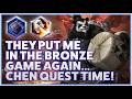 Chen Keg - THEY PUT ME IN THE BRONZE GAME AGAIN...CHEN QUEST TIME! - Grandmaster Storm League