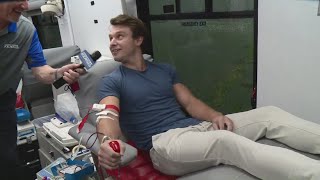 Live at the KENS 5 Blood Drive! How you can help