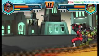 Red Ranger VS Raphael In A Nickelodeon Super Brawl World Match / Battle / Fight screenshot 2
